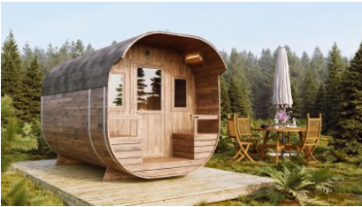 Sauna Beczka MONT BLANC — Thermo Świerk