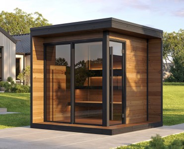 Sauna ogrodowa HIKI L 6,3 m³ — do samodzielnego montażu